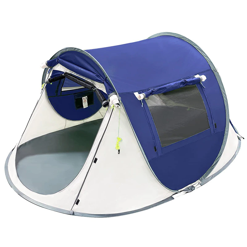 Cheap Goat Tents Pop up Lightweight Double Single layer Waterproof Tent Outdoor Park Picnic Travel Camp Hand Throw Boat Wigwam Self driving Tour   